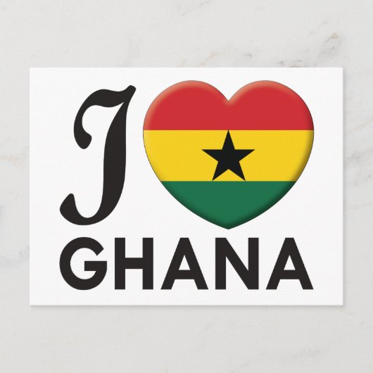 Ghana Love Briefkaart (Voorkant)