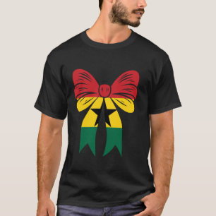Ghana Meisje Coquette Strik Schattig Fijne Lint Gh T-shirt
