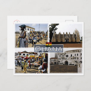 Ghana - Mozaïek - Briefkaart
