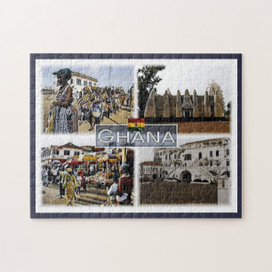 Ghana - Mozaïek - Legpuzzel