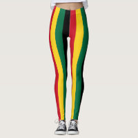 Ghana National Flag Colors Verticaal gestreept