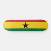 Ghana Plain Flag Skateboard (Horizontaal)