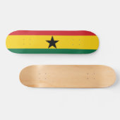 Ghana Plain Flag Skateboard (Horizontaal)