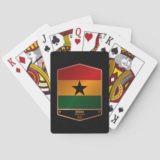 Ghana Pokerkaarten (Achterkant)