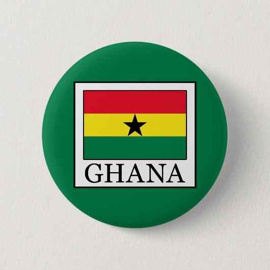 Ghana Ronde Button 5,7 Cm (Voorkant)