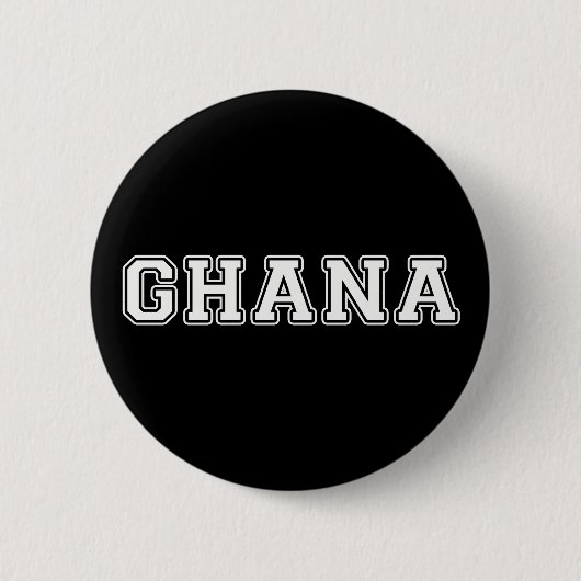 Ghana Ronde Button 5,7 Cm (Voorkant)
