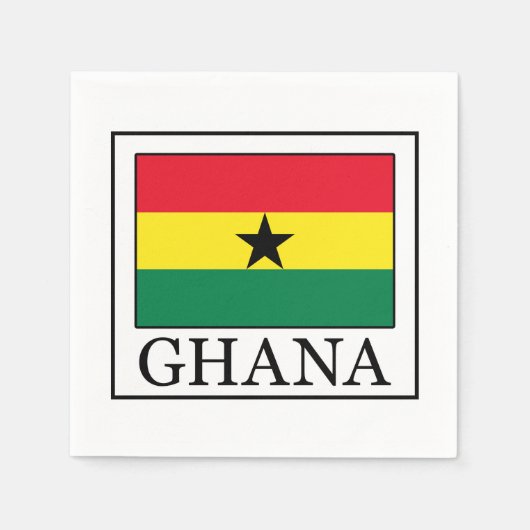 Ghana Servetten (Voorkant)