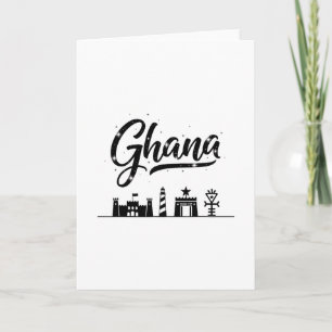Ghana Silhouette Reis Vakantie Outfits Kaart