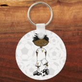 Ghana Soccer Boy Sleutelhanger (Voorkant)