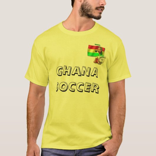 Ghana Soccer T-shirt (Voorkant)