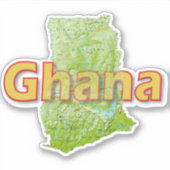 Ghana Sticker (Voorkant)