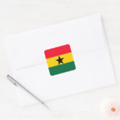Ghana Vierkante Sticker (Envelop)