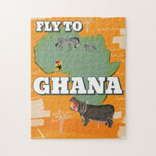 Ghana vintage-poster legpuzzel