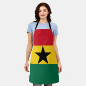 Ghana vlag All-Over Print Schort (Gedragen)