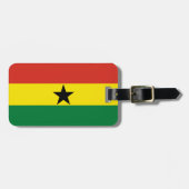 Ghana vlag bagagelabel (Voorkant horizontaal)