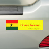 Ghana vlag bumpersticker (Op auto)