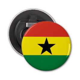 Ghana vlag button flesopener