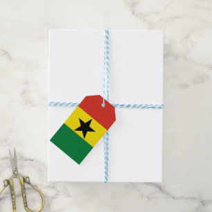 Ghana vlag cadeaulabel