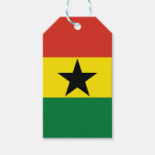 Ghana vlag cadeaulabel (Voorkant)