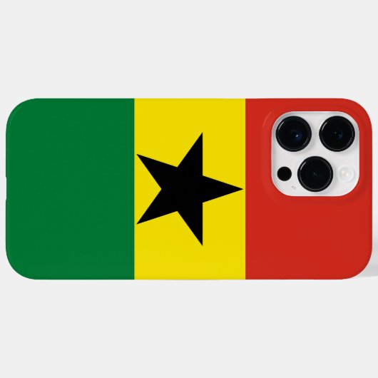 Ghana vlag Case-Mate iPhone case (Achterkant (horizontaal))