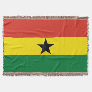 Ghana vlag deken