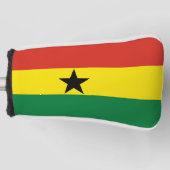 Ghana vlag golfheadcover (Voorkant)