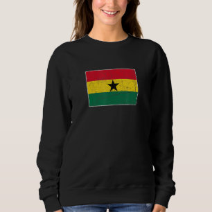 Ghana vlag met Ghanese nationale kleuren Trui