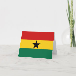 Ghana Vlag Notitiekaart