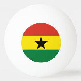 Ghana vlag pingpongballen