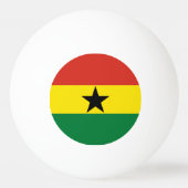 Ghana vlag pingpongballen (Achterkant)