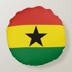 Ghana vlag rond kussen