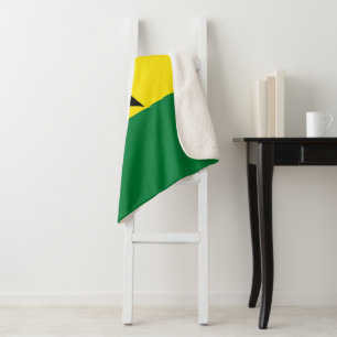 Ghana vlag sherpa deken