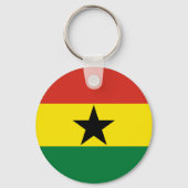 Ghana vlag sleutelhanger (Voorkant)