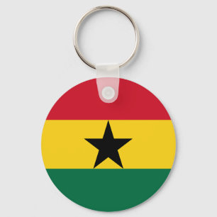 Ghana Vlag Sleutelhanger