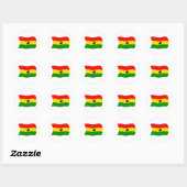 Ghana Vlag Sticker (Vel)
