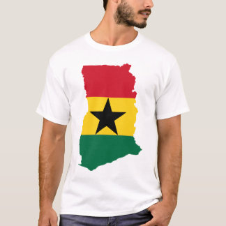 Ghana vlag t-shirt