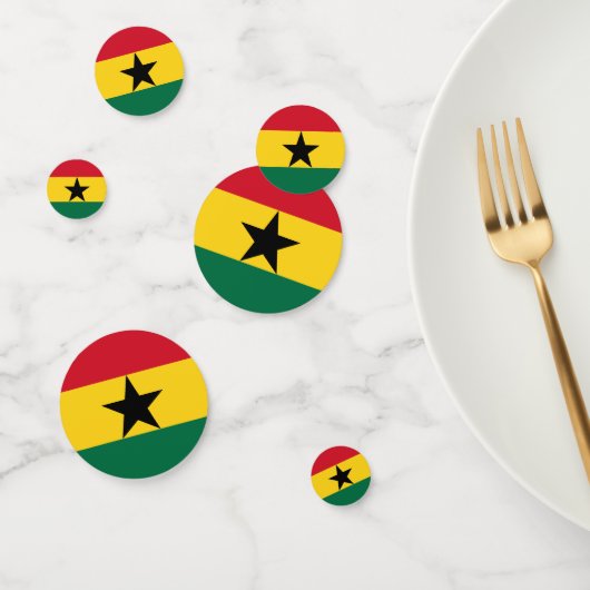 Ghana vlag Tabel Confetti (Groep)