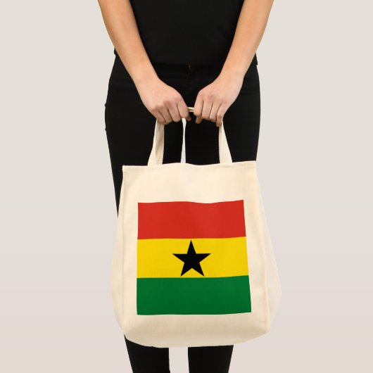 Ghana vlag tote bag (Voorkant (product))