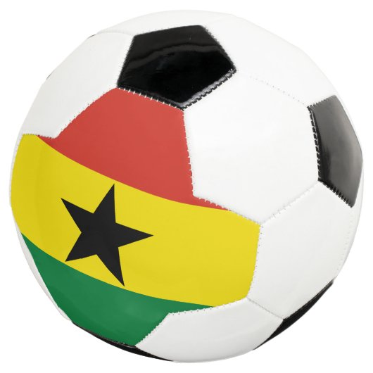 Ghana vlag voetbal (Drie kwart)