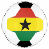 Ghana vlag voetbal (Voorkant)