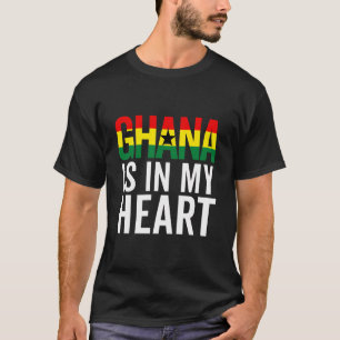 Ghana Vlag voor Mannen Vrouwen Ghanese Pride Roots T-shirt