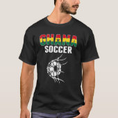Ghana Voetbal in netto Ghanees Football Su T-shirt (Voorkant)