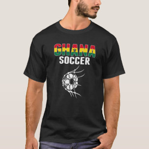 Ghana Voetbal in netto Ghanees Football Su T-shirt
