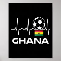 Ghana Voetbaltrui Shirt Mannen Vrouwen Voetbal Cad