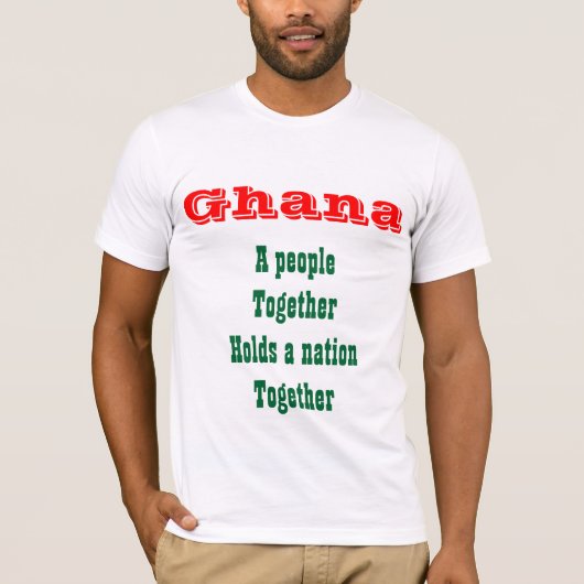 Ghana volk t-shirts (Voorkant)