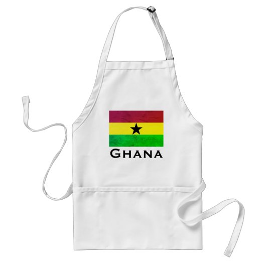 Ghana (West-Afrika) Standaard Schort (Voorkant)