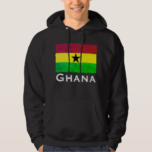 Ghana (West-Afrika) Vlag Hoodie