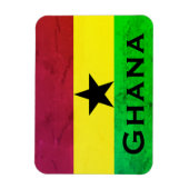 Ghana (West-Afrika) Vlag Magneet (Verticaal)
