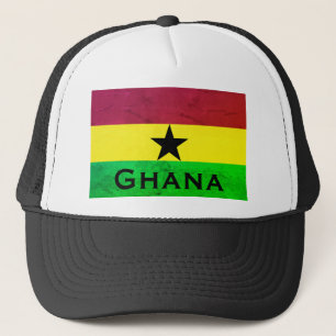 Ghana (West-Afrika) Vlag Trucker Pet