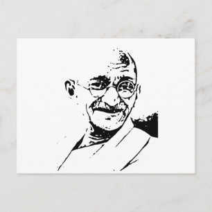 Ghandi Briefkaart